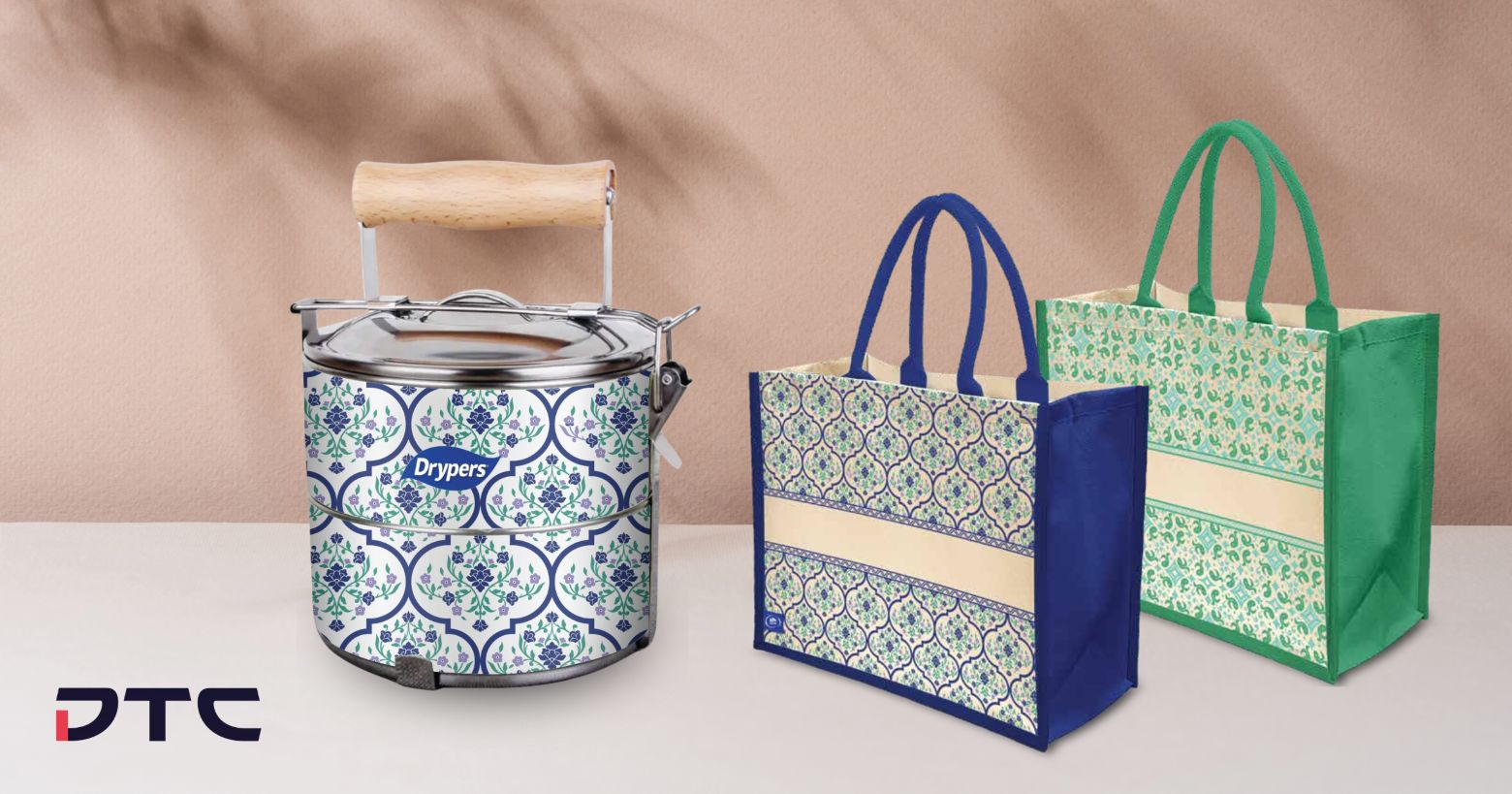 Raya Tiffin Carrier & Canvas Bag – VINDA Festive Gift with Purchase